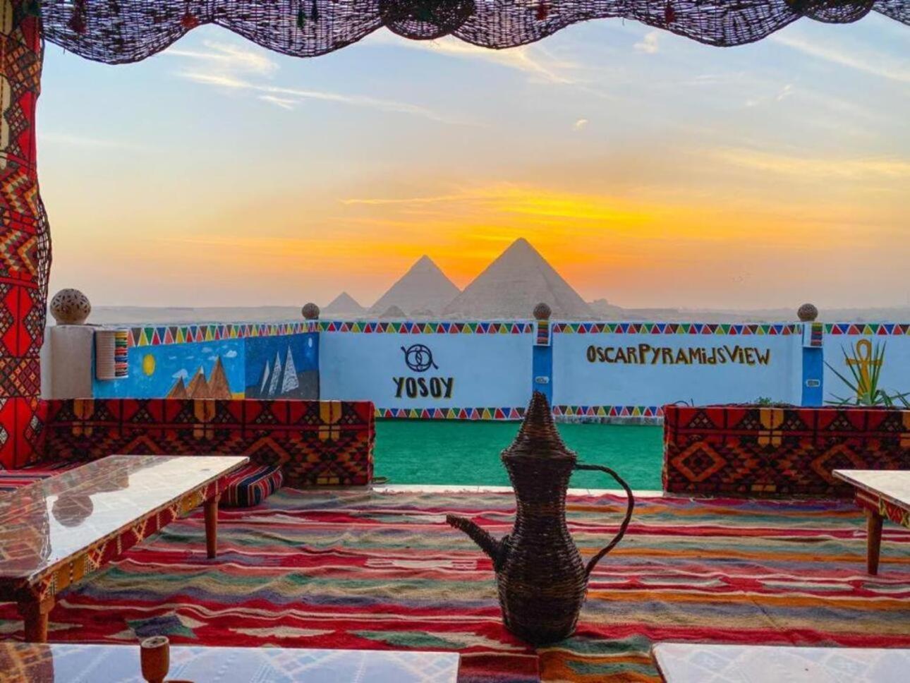 Hotel Oscar Pyramids View Nazlet el-Sîsi Exteriér fotografie